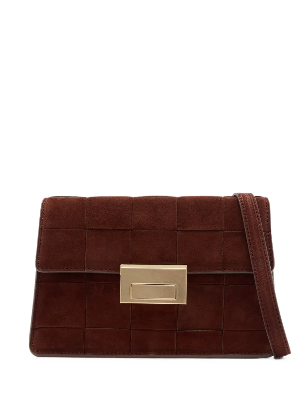 Loeffler Randall Delphine woven suede shoulder bag