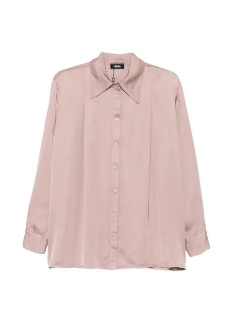 DIXIE satin-finish button-up shirt
