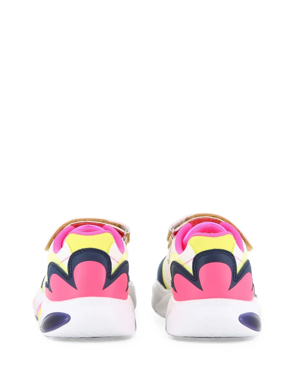Billieblush glitter touch-strap sneakers Wit