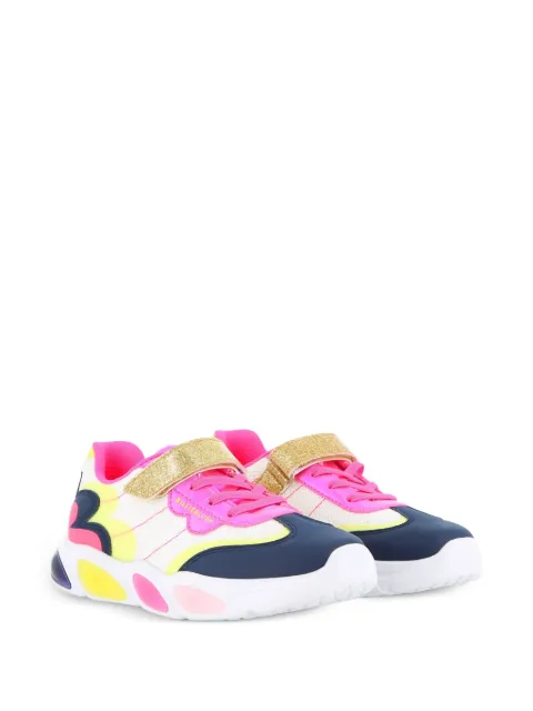 Billieblush glitter touch-strap sneakers