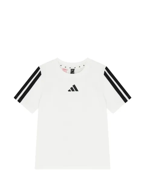 adidas Kids logo-print 3-Stripes T-shirt