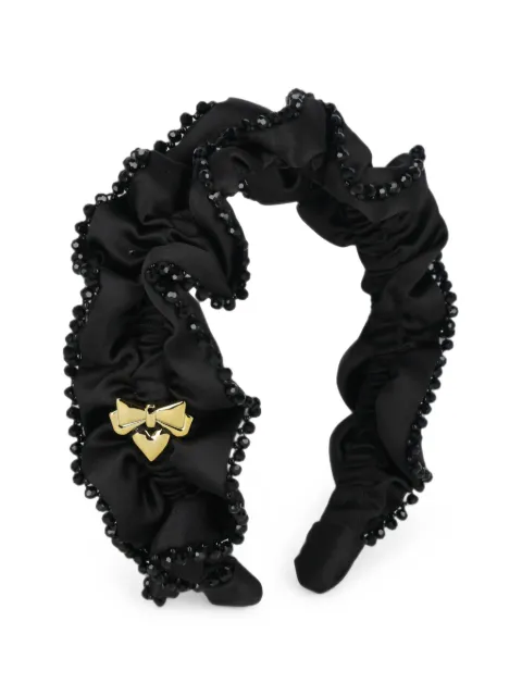 ANGEL'S FACE KIDS bead-embellished ruffled headband