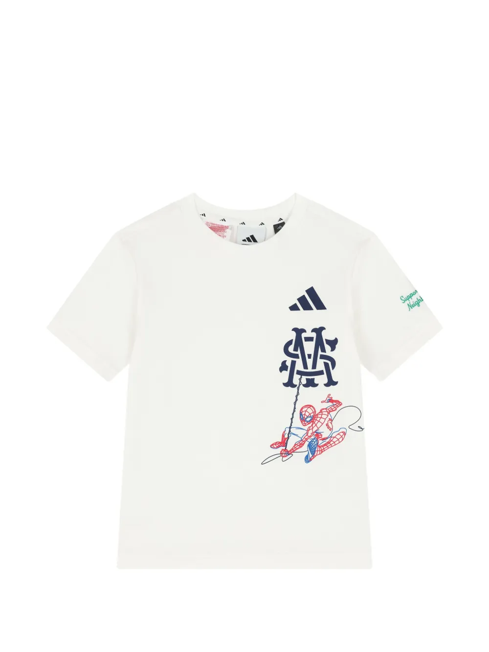 adidas Kids x Marvel Spider-Man shorts set Wit