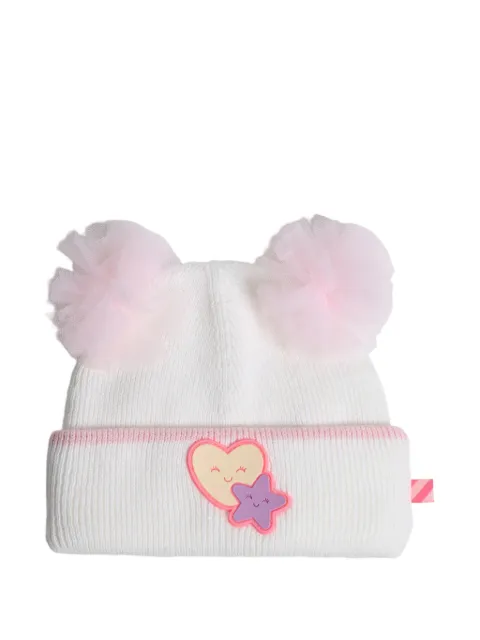 Billieblush gorro con pompón de tul