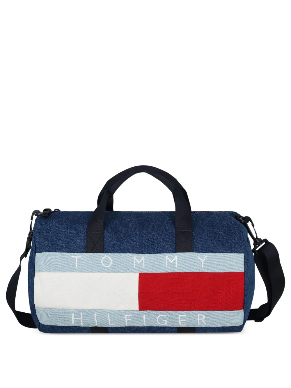 Tommy Hilfiger Junior logo-print duffle bag - Blu