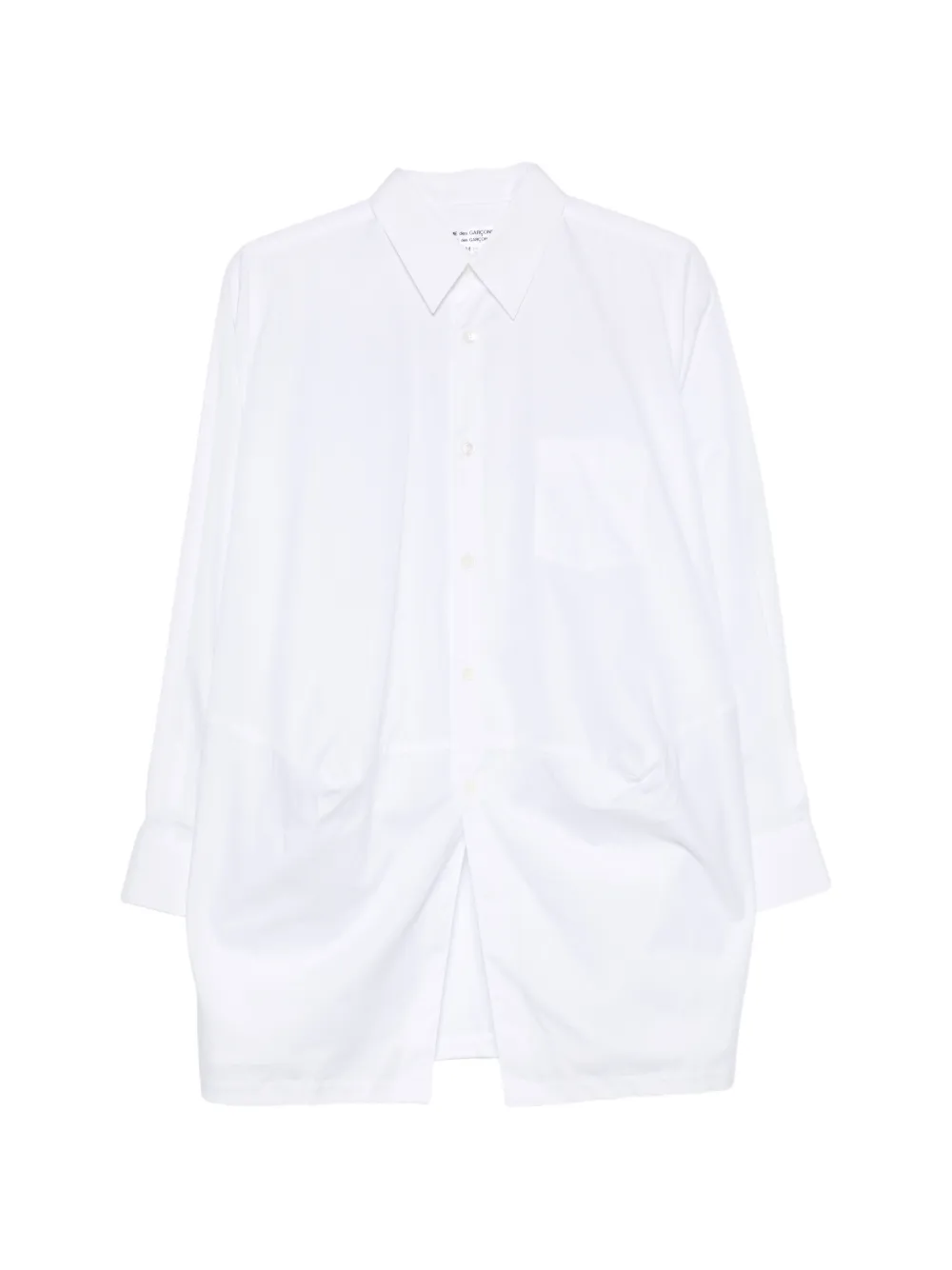 Comme Des Garçons Comme Des Garçons pocket-detail button-up shirt - White