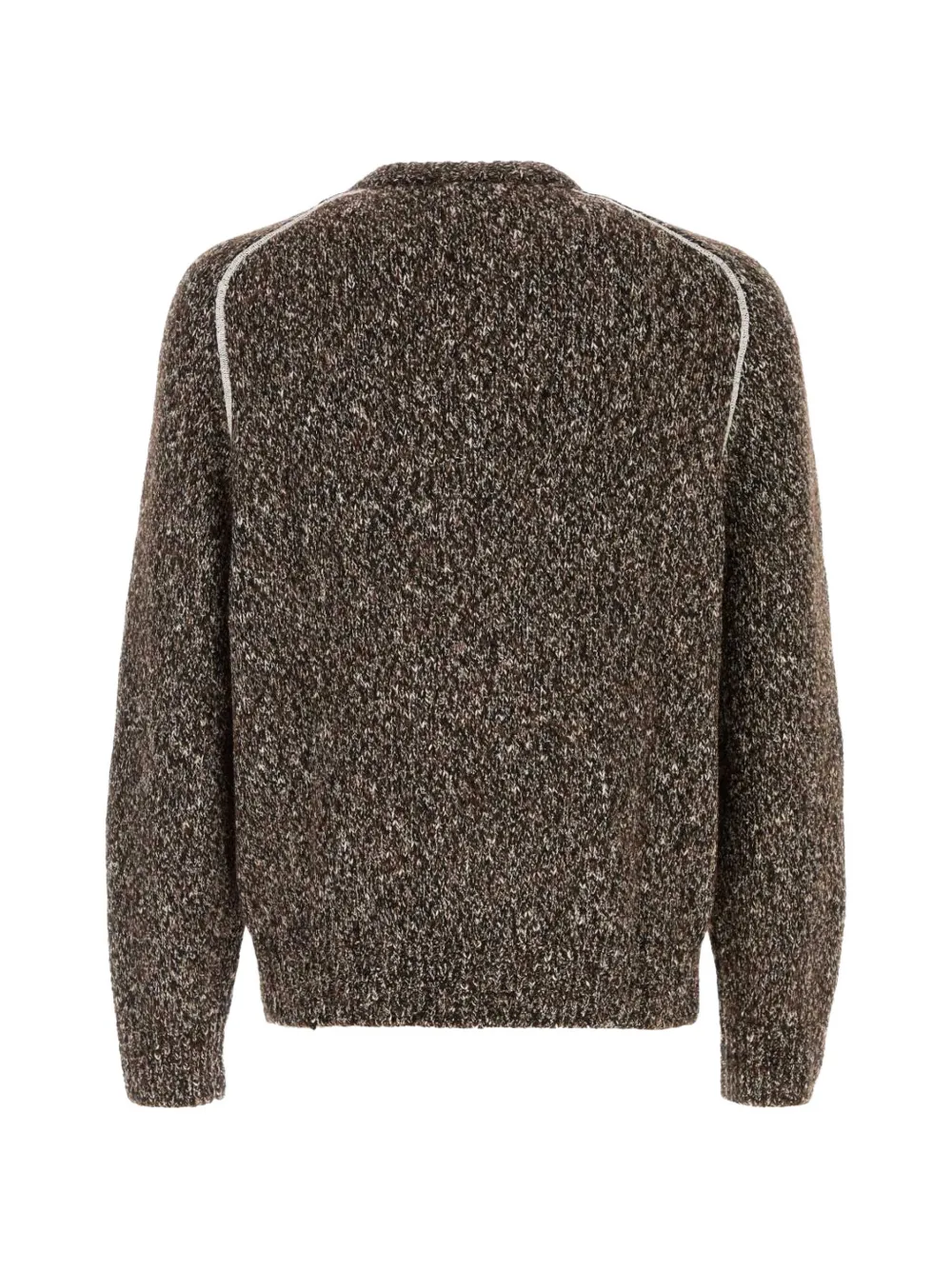 Herno Vest met ronde hals Bruin