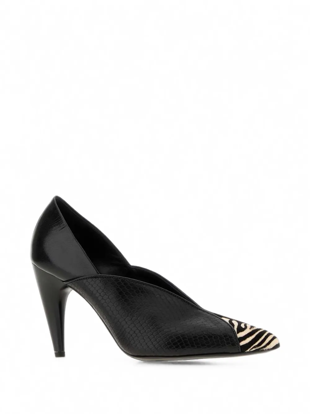 ISABEL MARANT Luza zebra-print pumps Zwart