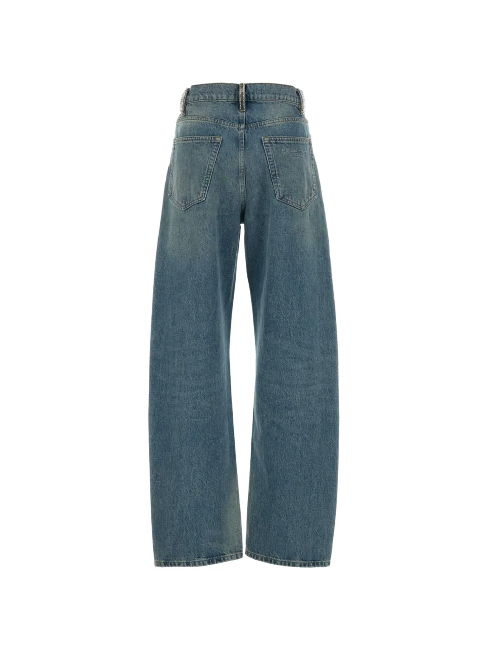 Alexander Wang Float jeans verfraaid met kristallen Blauw