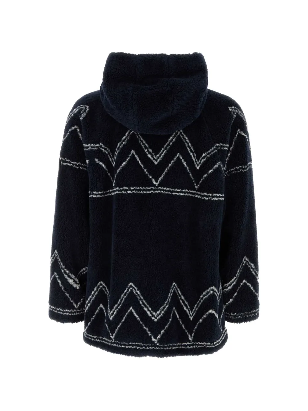 Giorgio Armani Teddy jack met borduurwerk Blauw