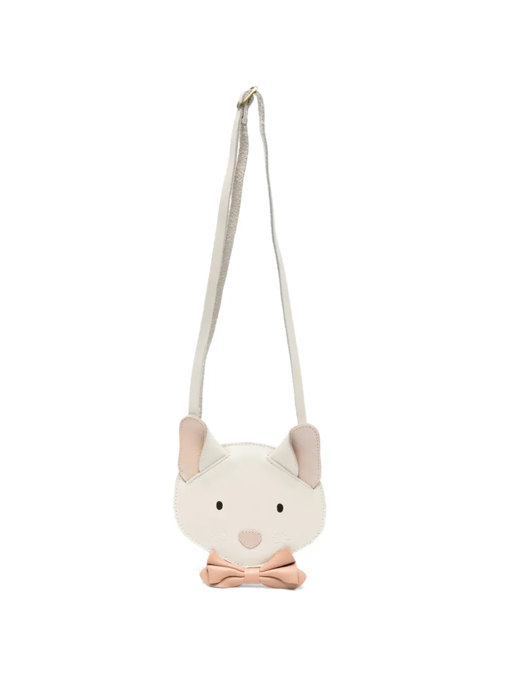 Donsje animal-motif bow-detail shoulder bag - Bianco