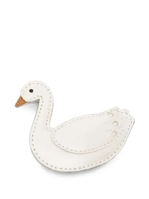 Donsje horquilla de cuero para el pelo con motivo de cisne