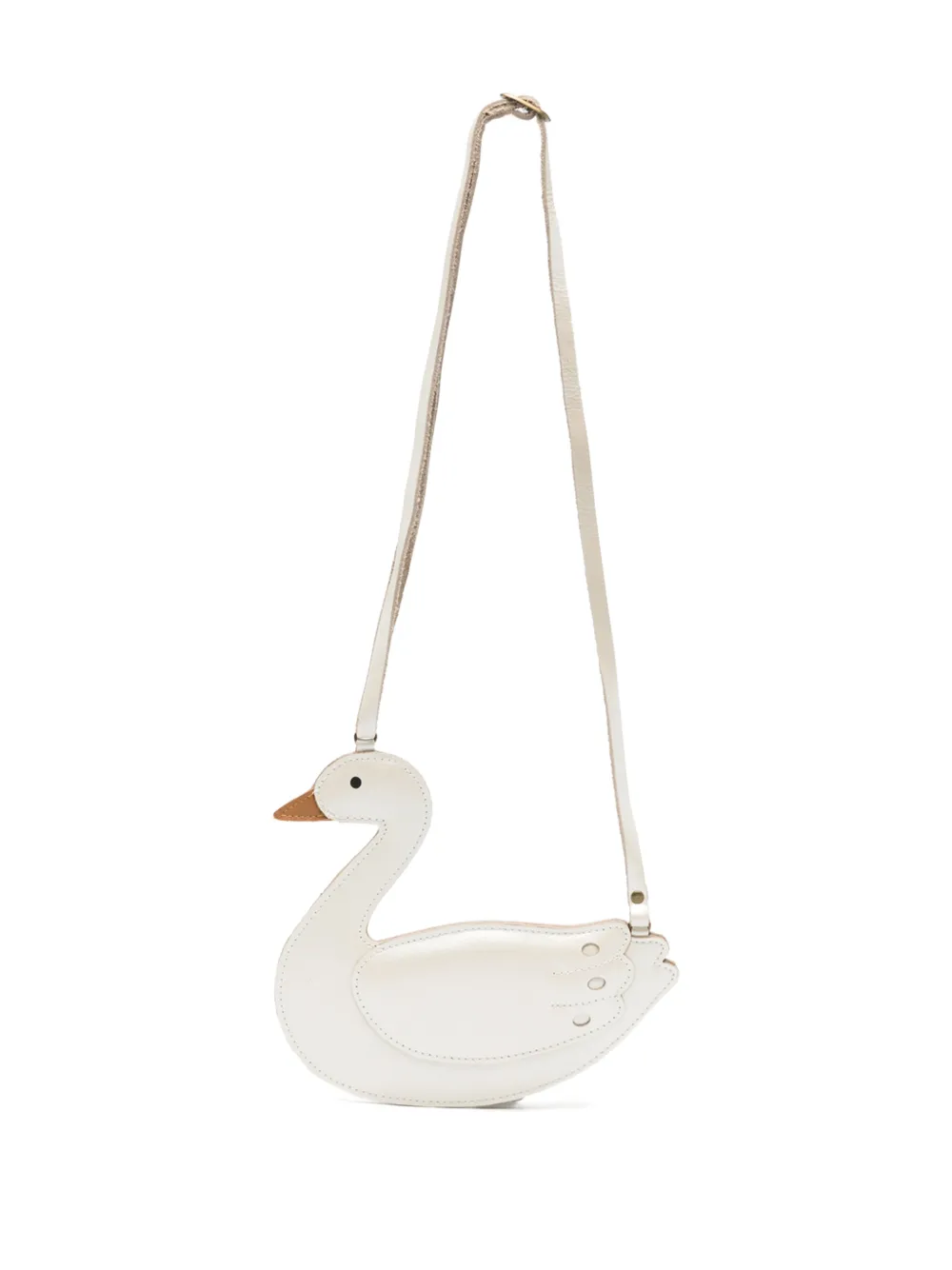 Donsje swan-shaped shoulder bag - Bianco