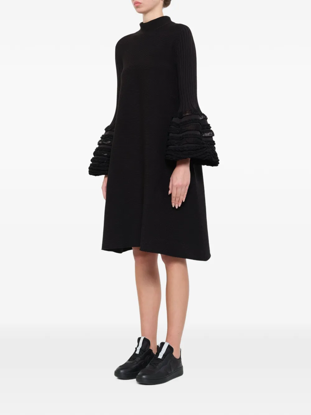 CFCL Pottery Swell mini-jurk met glitter-afwerking Zwart