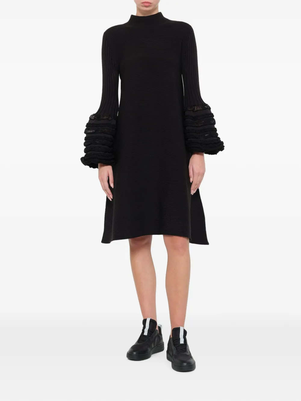 CFCL Pottery Swell mini-jurk met glitter-afwerking Zwart