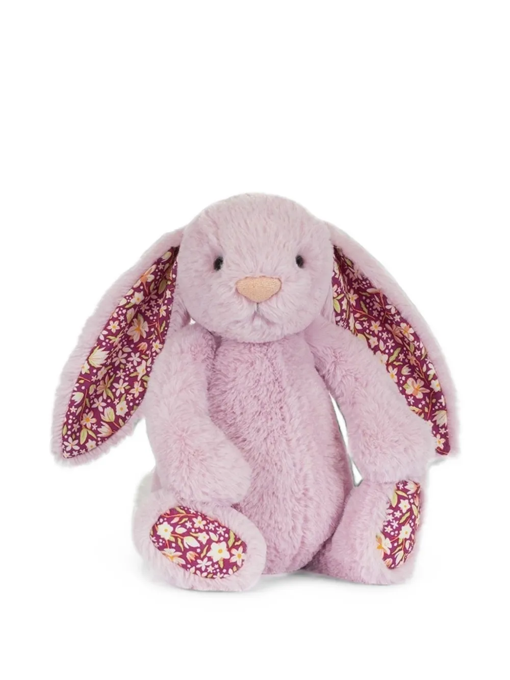 Jellycat Kids' Thistlepop Blossom Luxe Bunny Stuffed Toy In Pink