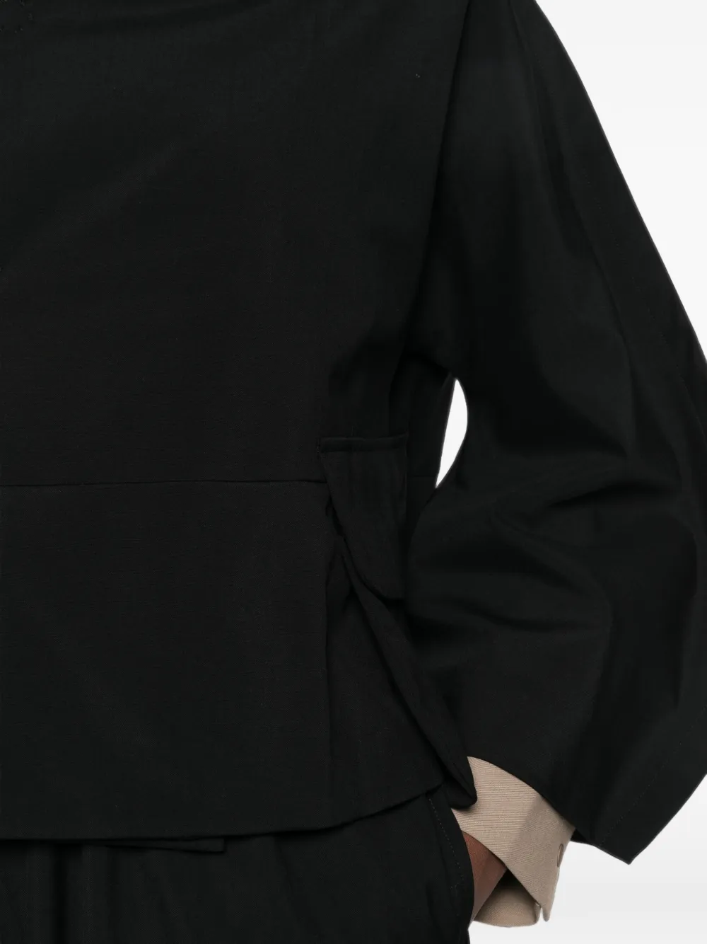 Comme Des Garçons Comme Des Garçons Jack met ballonmouwen Zwart