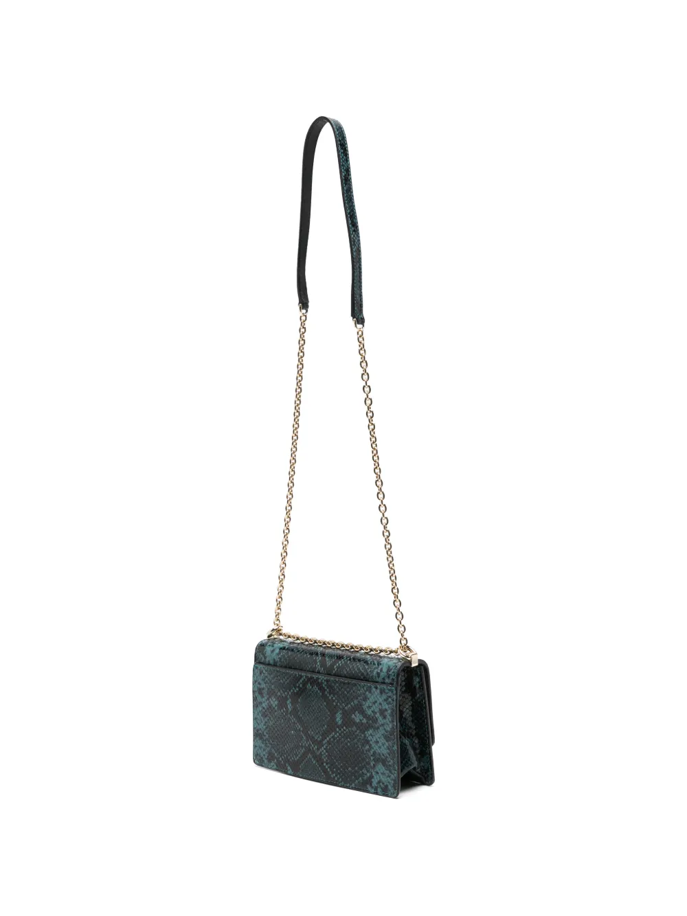 Furla 1927 schoudertas met slangenprint Blauw