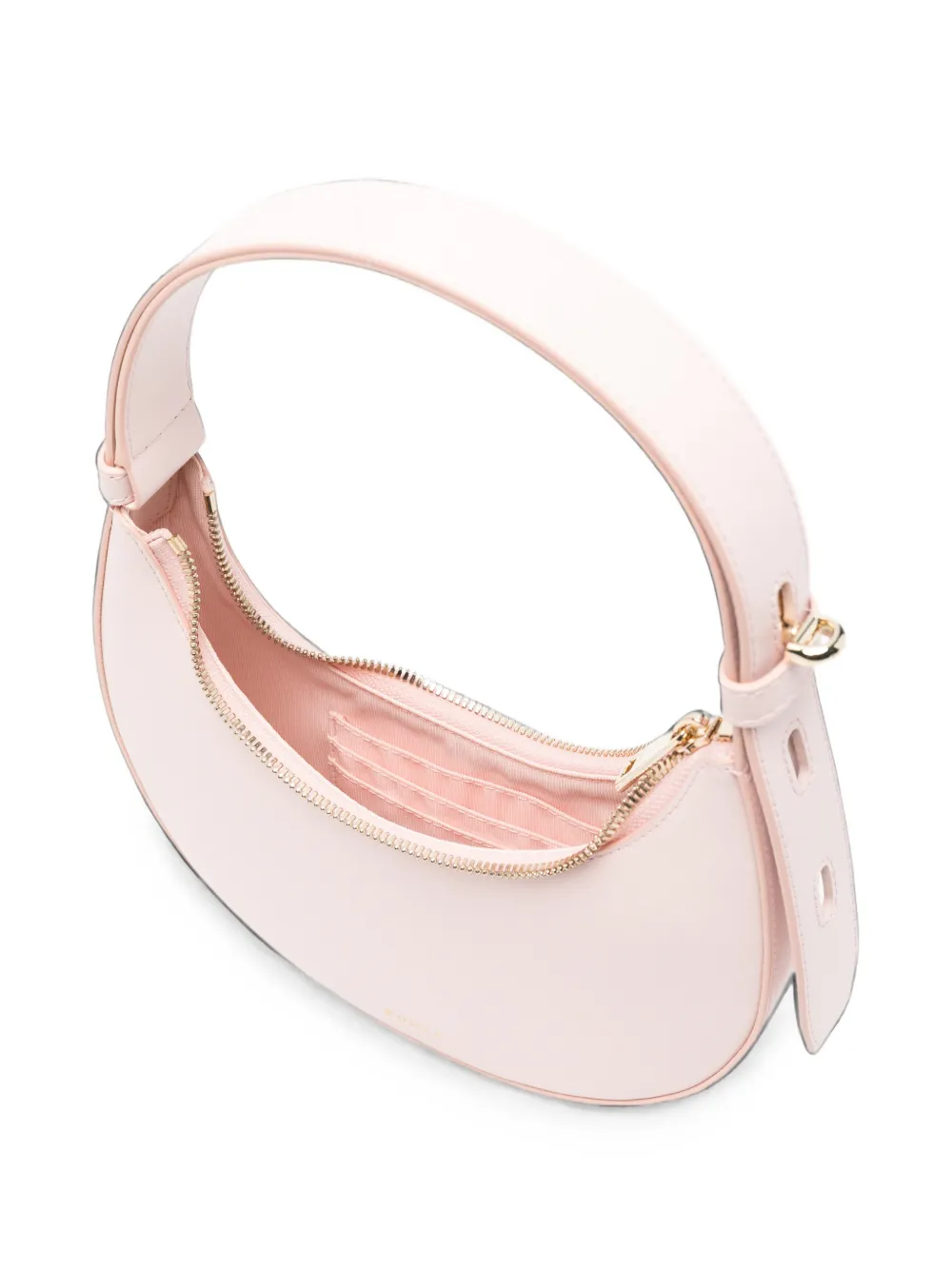 Furla Halvemaanvormige leren shopper Roze