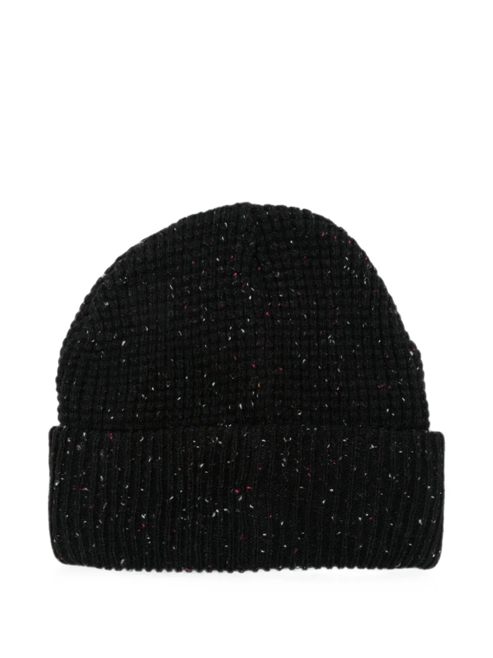 Oakley Ellipse flecked logo-patch beanie hat Zwart