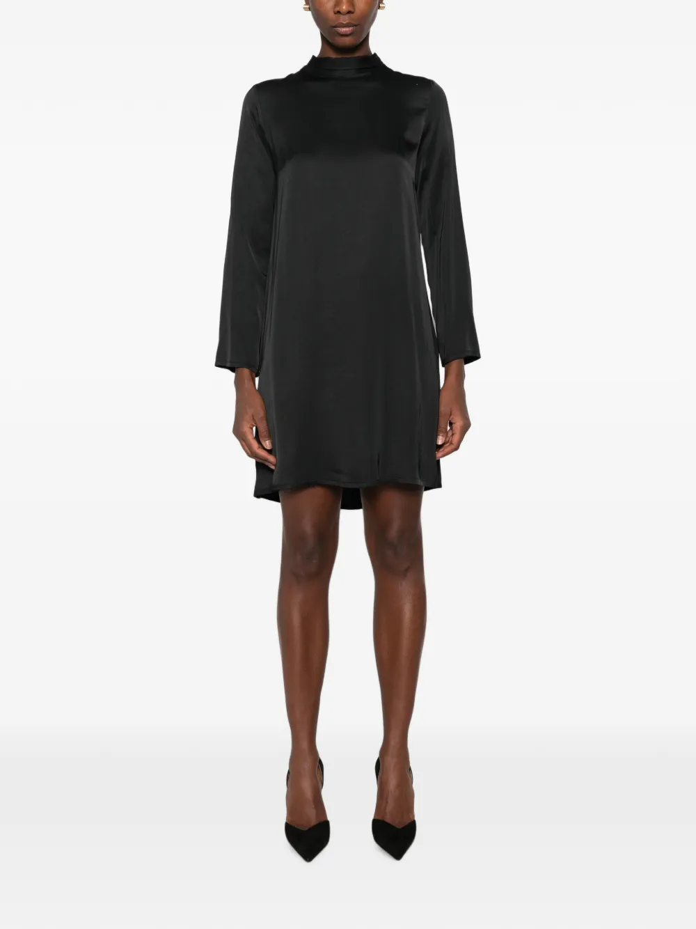 DIXIE Jurk met strikdetail Zwart