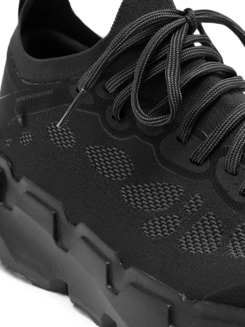 On x Post Archive Facti Cloudsoma lace-up sneakers Zwart