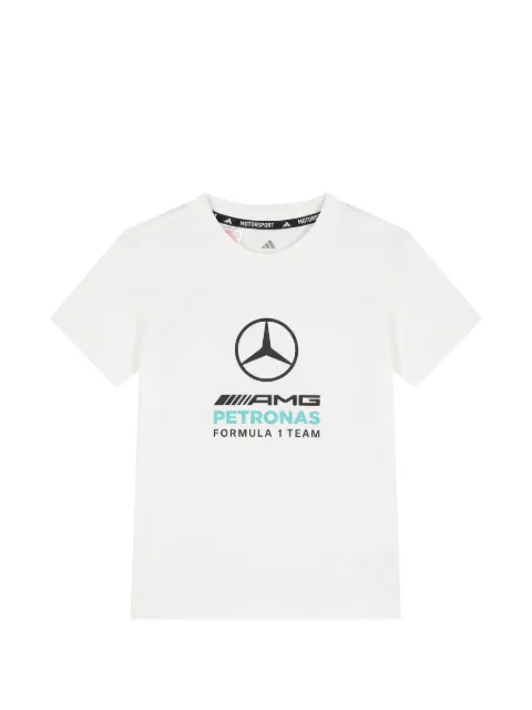 adidas Kids Mercedes-AMG Petronas Formula 1 Team logo-print T-shirt