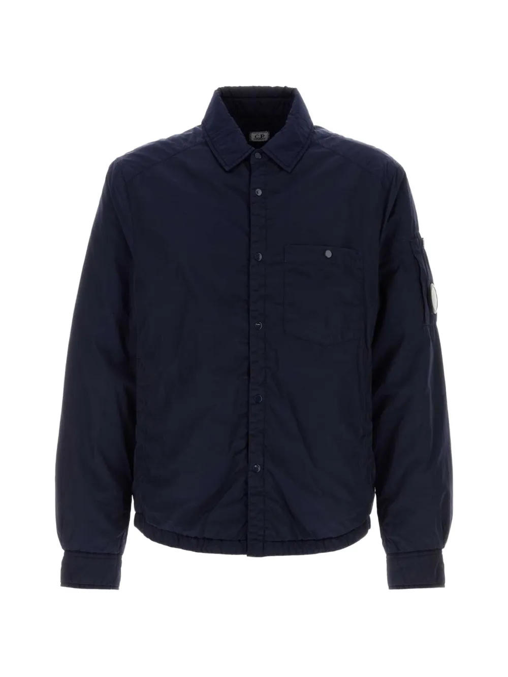 C.P. Company Chrome-R lens padded button overshirt - Blu