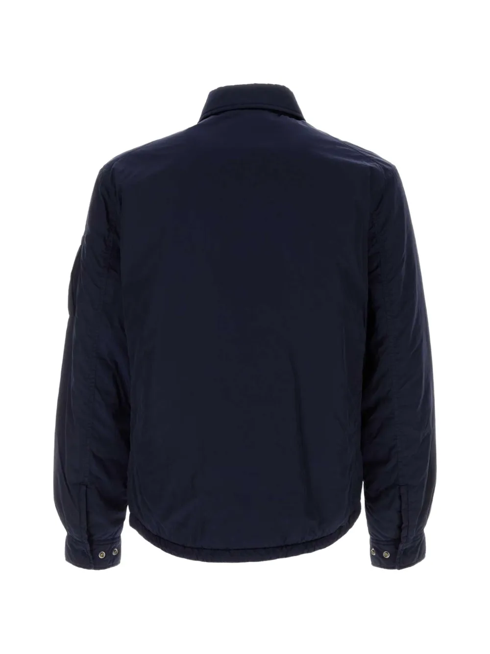 C.P. Company Chrome-R Lens gewatteerd shirtjack met knopen Blauw