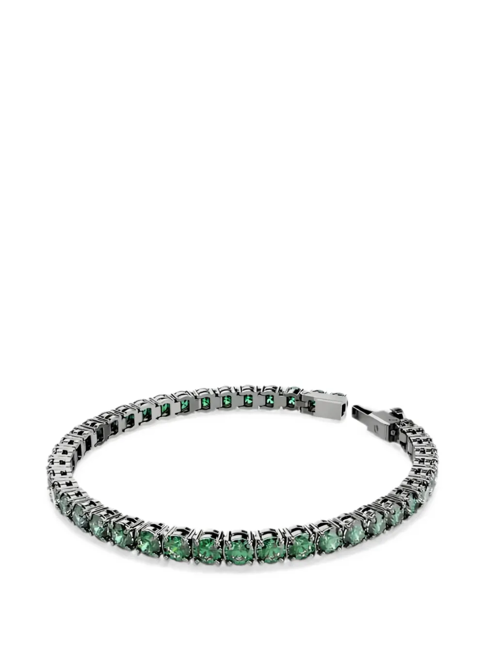 Swarovski Tennis Matrix crystal-embellished bracelet - Verde