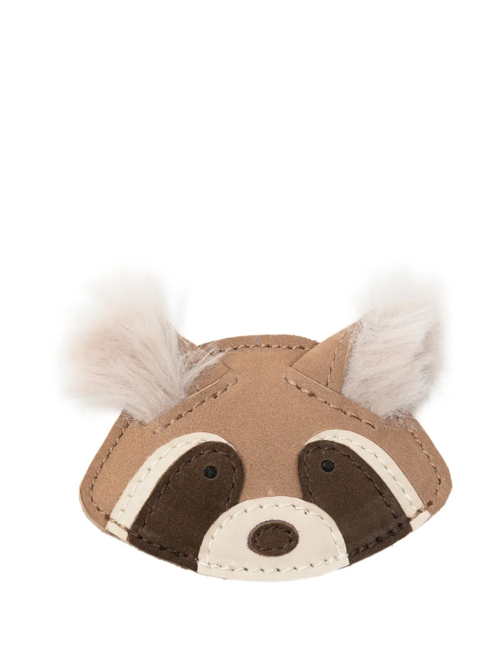 Donsje raccoon hair clip - Toni neutri