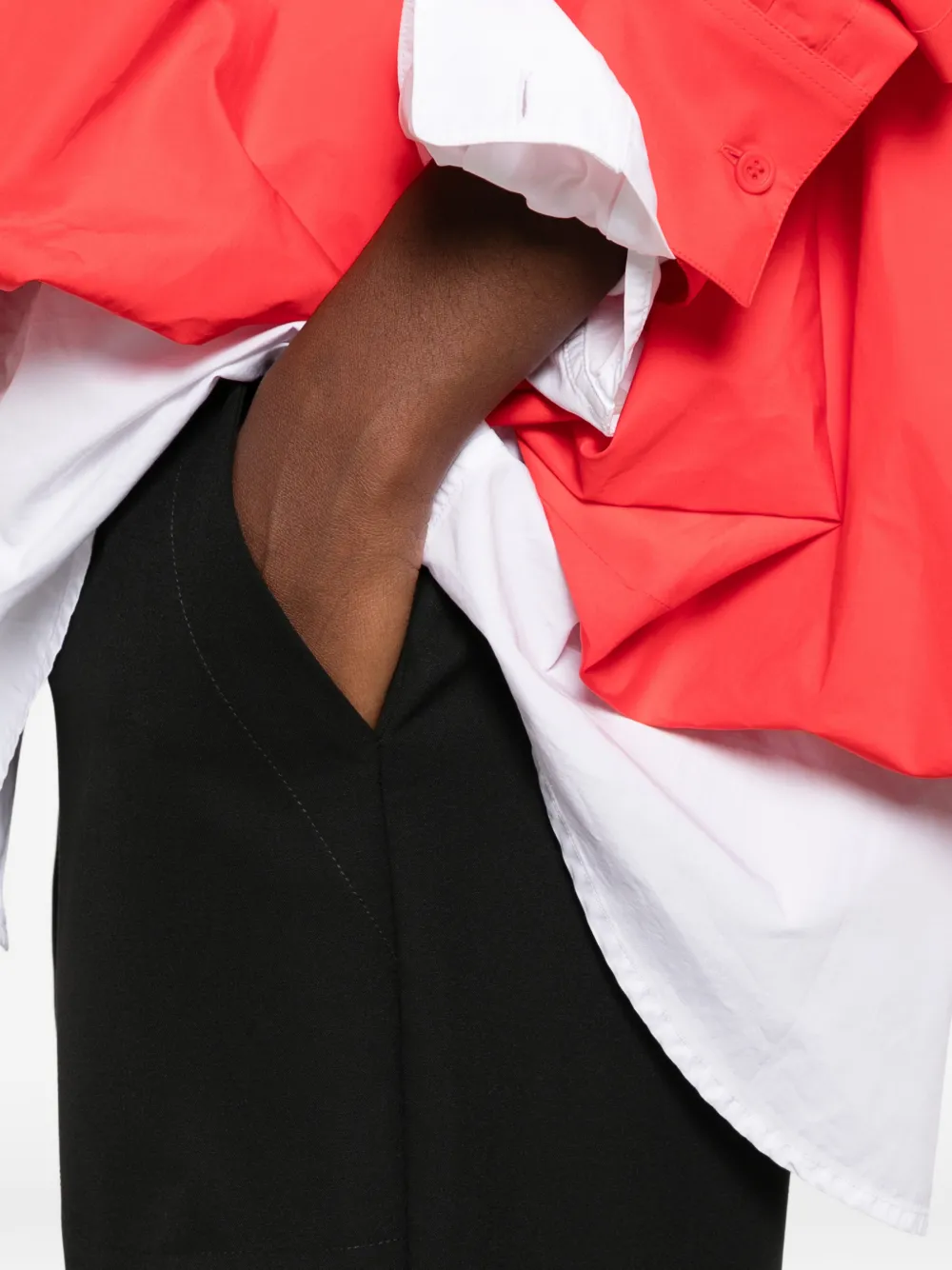 Fabiana Filippi elasticated-waist tapered trousers Zwart