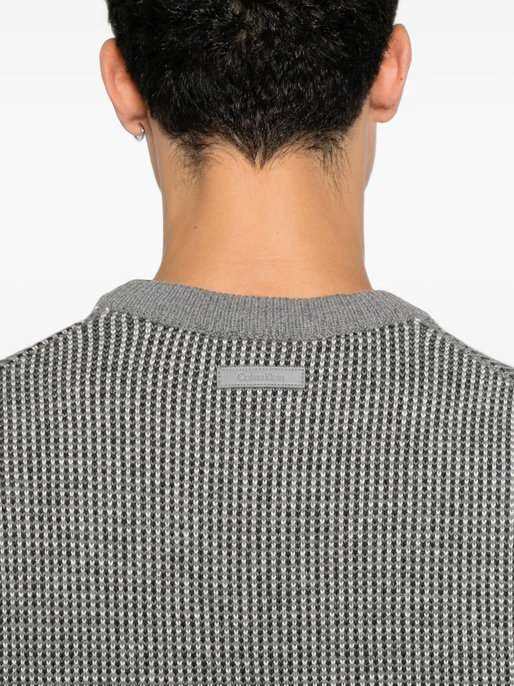Calvin Klein Trui met ronde hals Grijs