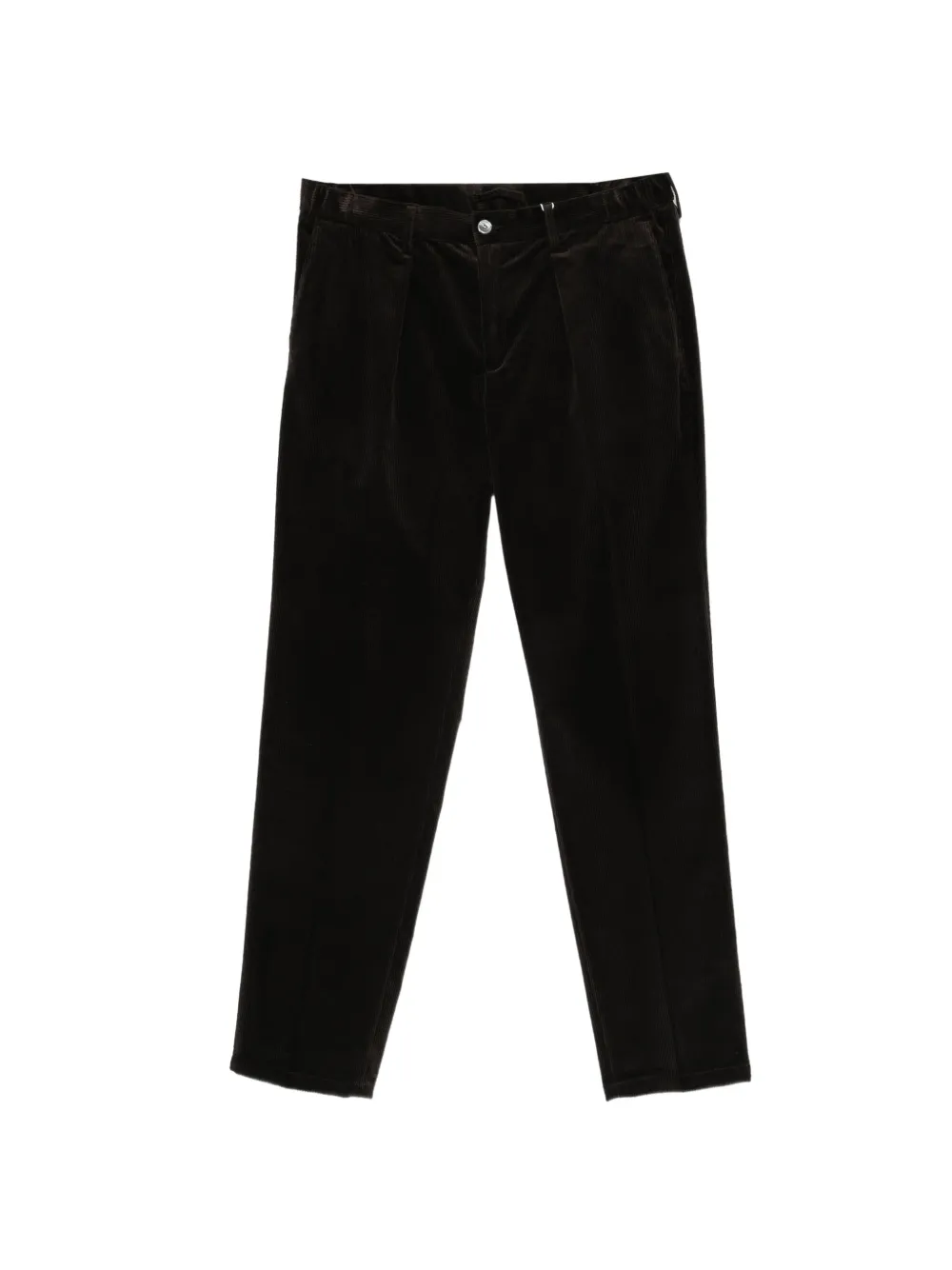 Profuomo pleated corduroy trousers - Nero