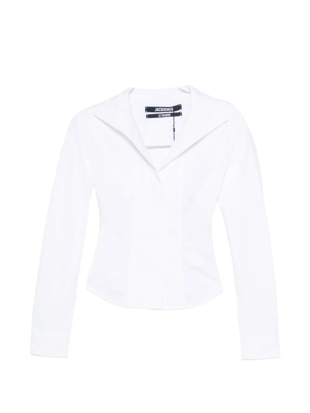 Jacquemus The Tulip cut-out back shirt - Bianco