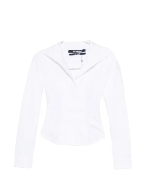 Jacquemus The Tulip cut-out back shirt