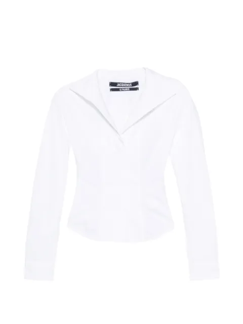 Jacquemus The Tulip cut-out back shirt