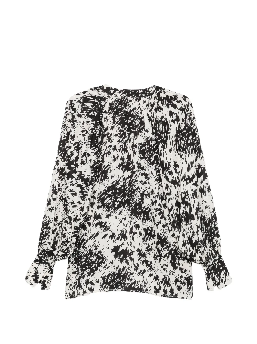 Karl Lagerfeld Blouse met abstracte print Wit