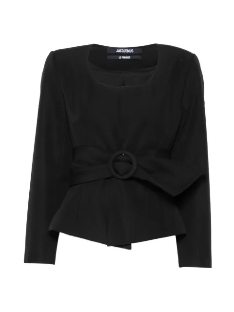 Jacquemus belted peplum jacket