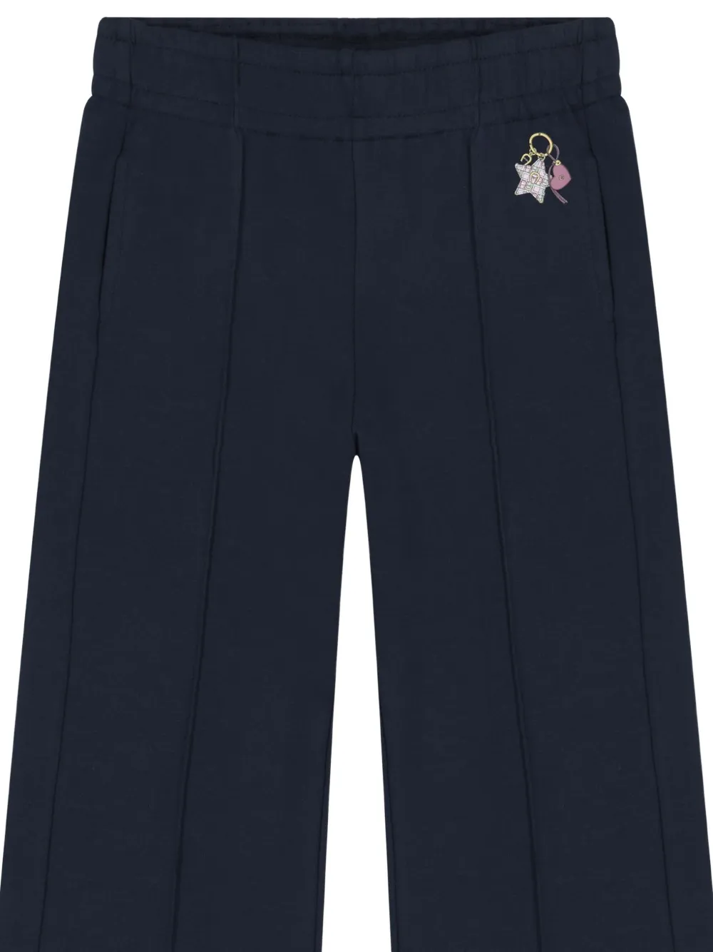Aigner Kids Broek met pintuck en bedel-detail Blauw