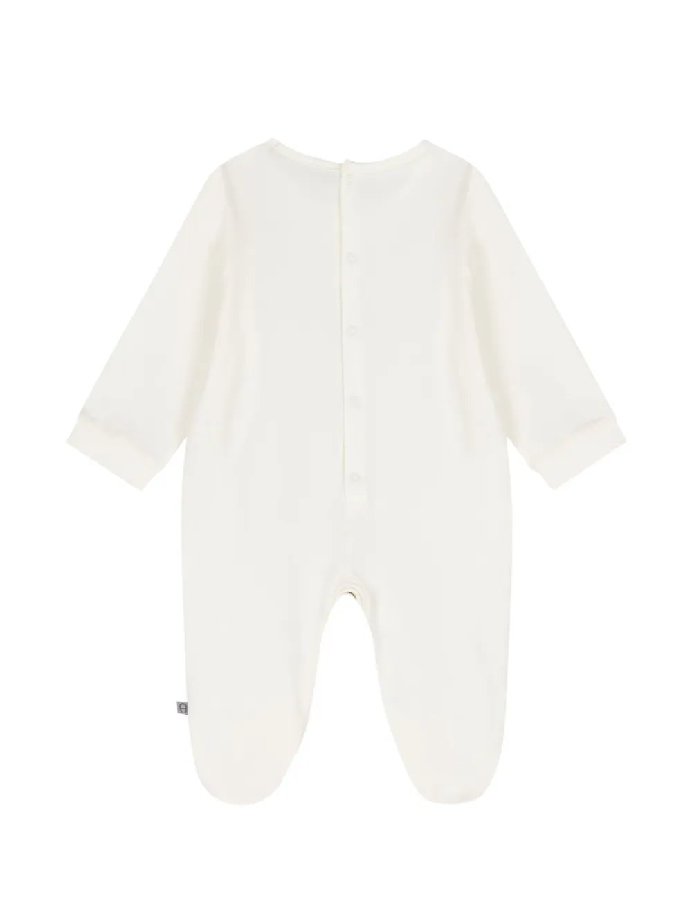 Aigner Kids Driedelig romperset met logoprint Beige