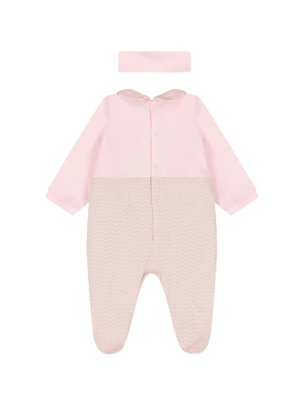 Aigner Kids Romper met monogramprint Roze