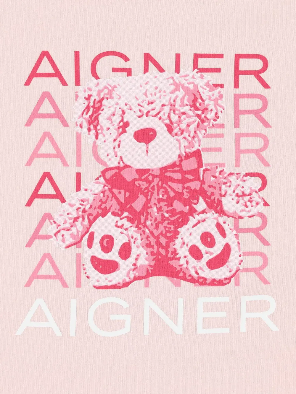 Aigner Kids Slaapzak met teddybeerprint Roze