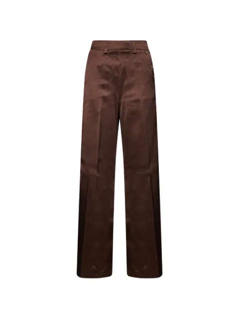 Herno pressed-crease wide-leg trousers