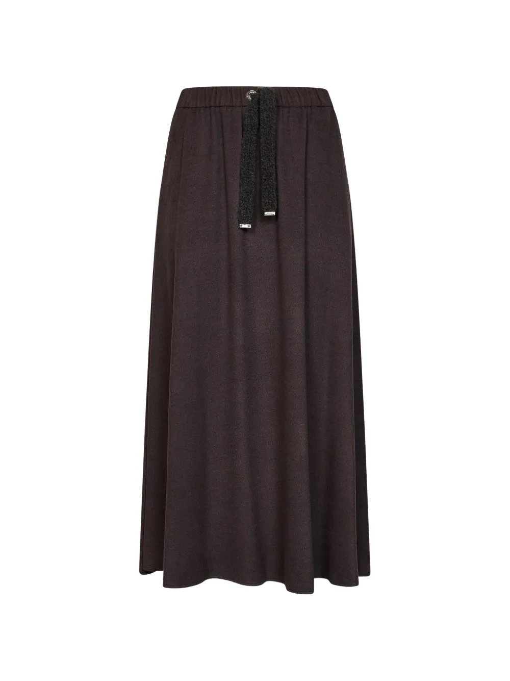 Herno Resort drawstring maxi skirt - Marrone