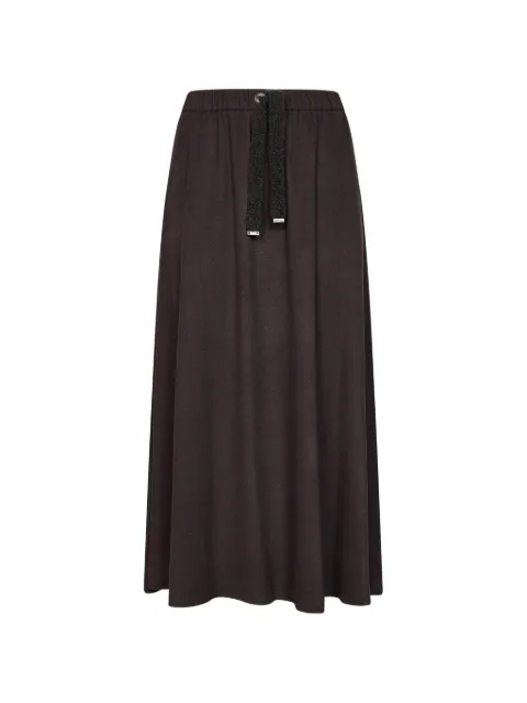 Herno Resort drawstring maxi skirt