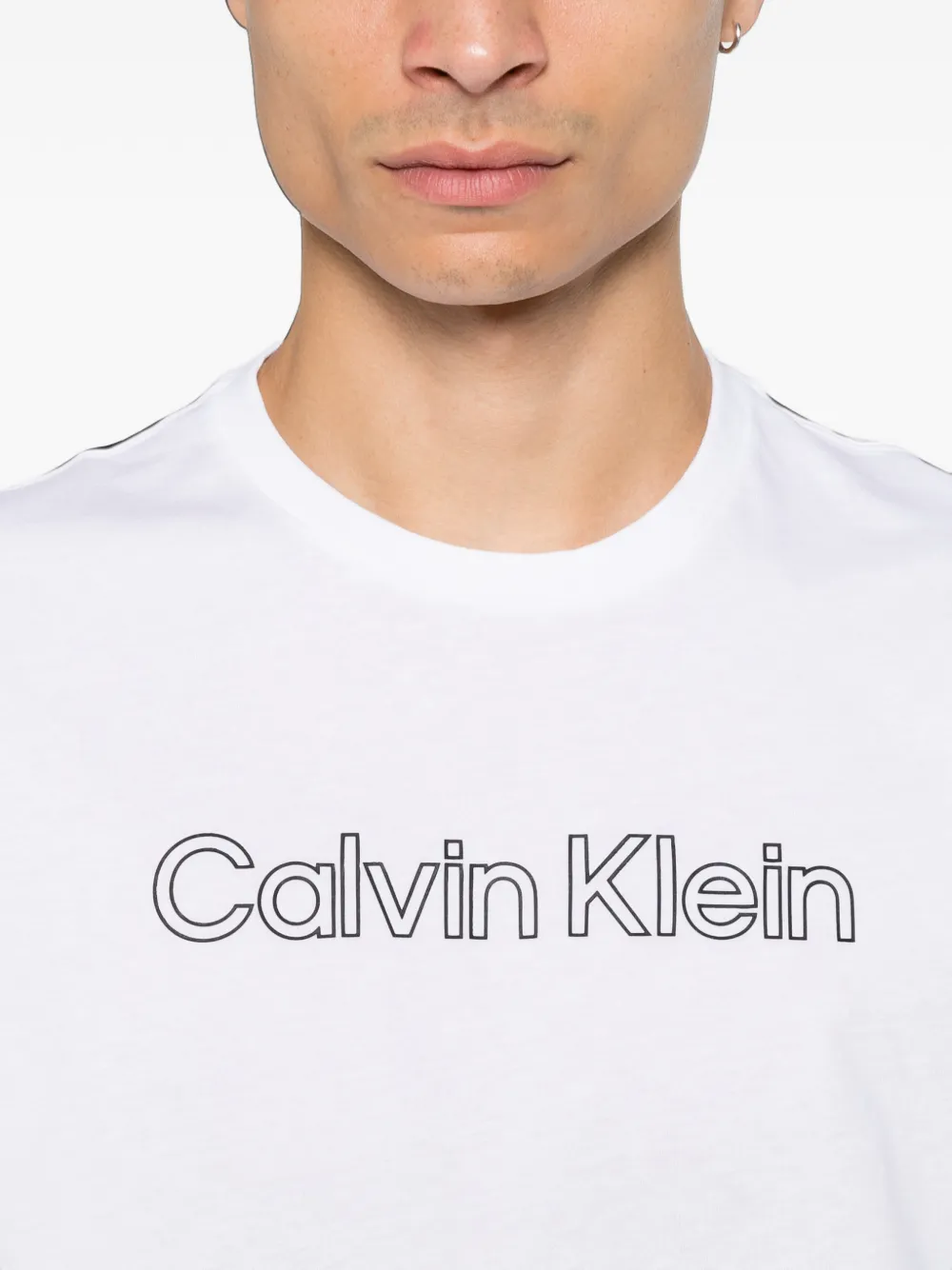 Calvin Klein T-shirt met logoprint Wit