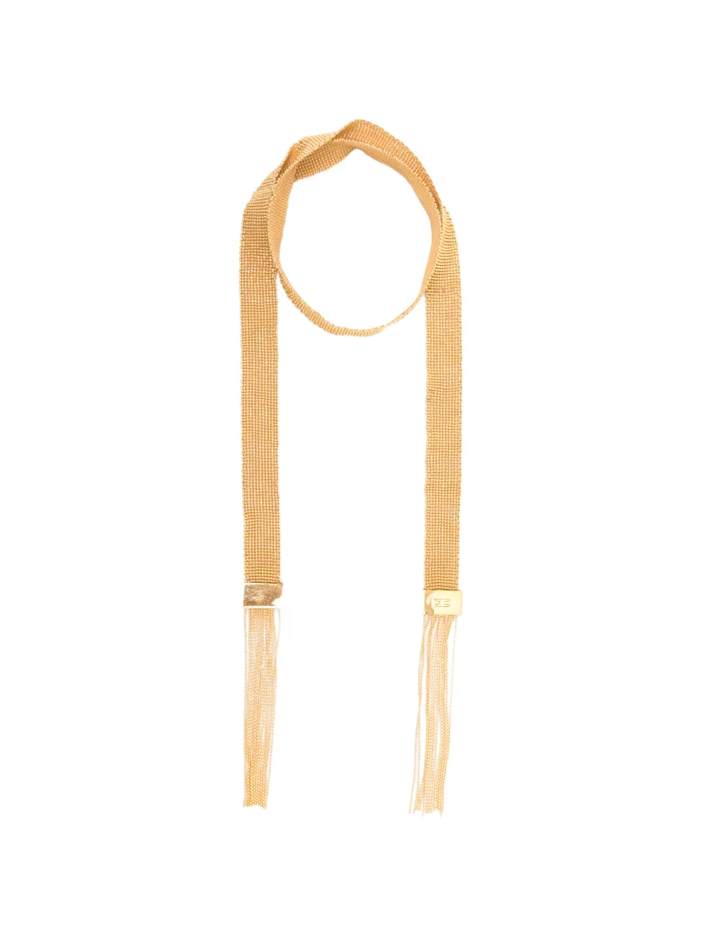 Elisabetta Franchi fringe-detail necklace