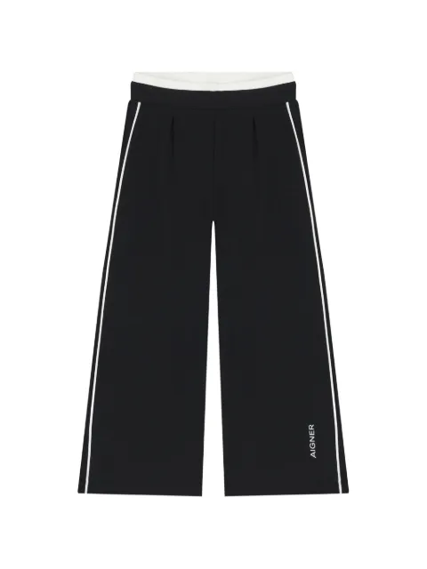 Aigner Kids logo-print palazzo pants