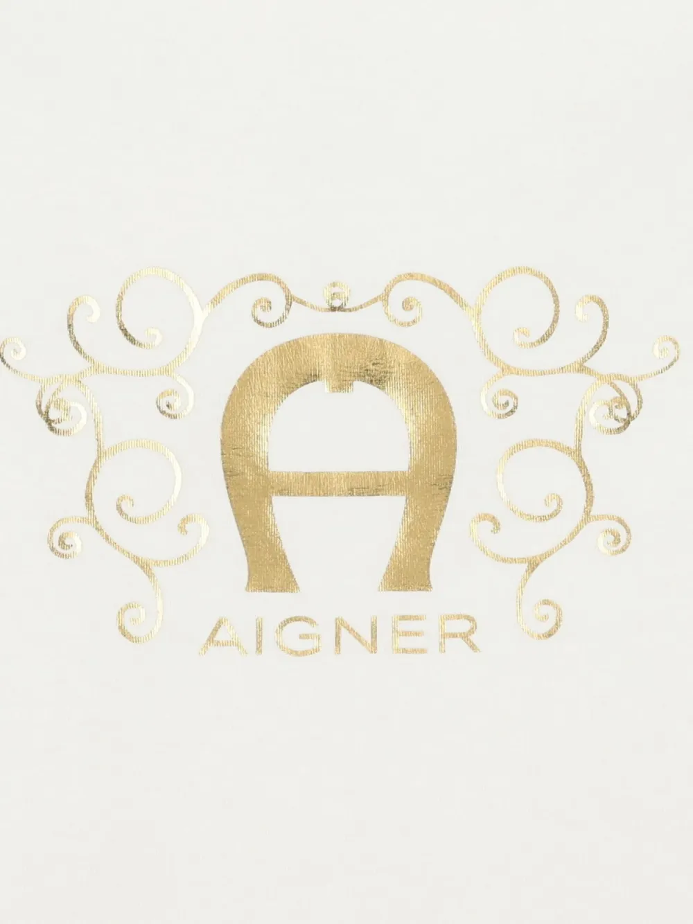 Aigner Kids Wikkeldoek met ruches en logoprint Wit